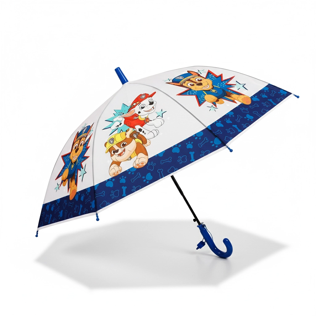 Umbrelă pentru copii cu personaje (50 cm, 8 spițe)
