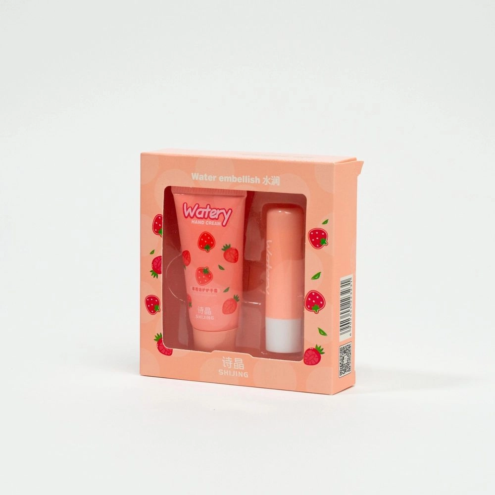 Set cremă de mâini (15 ml) + balsam de buze (3,2 g)