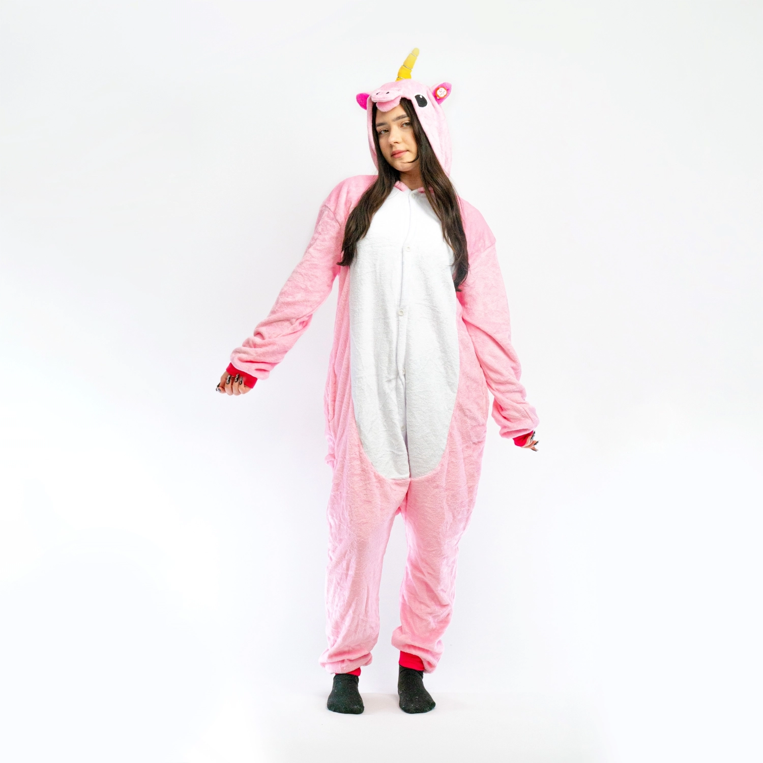 Kigurumi Unicorn roz S (150–158 cm)