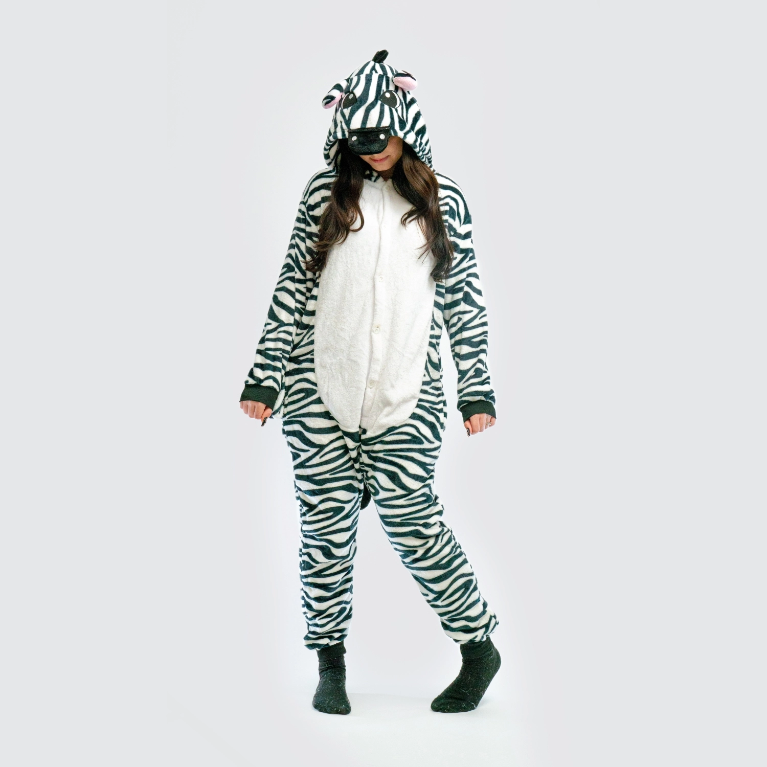 Kigurumi Zebră M (159–168 cm)