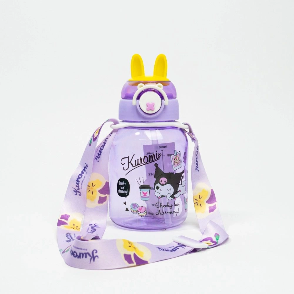 Chicken+ears straw bottle 600 ml