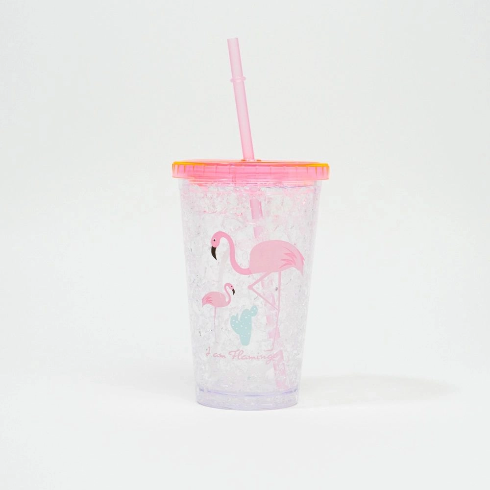 Flamingo ice cup