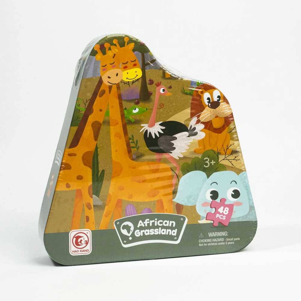 Puzzle Savana Africană 48 bucăți 50*34 cm în cutie 88723