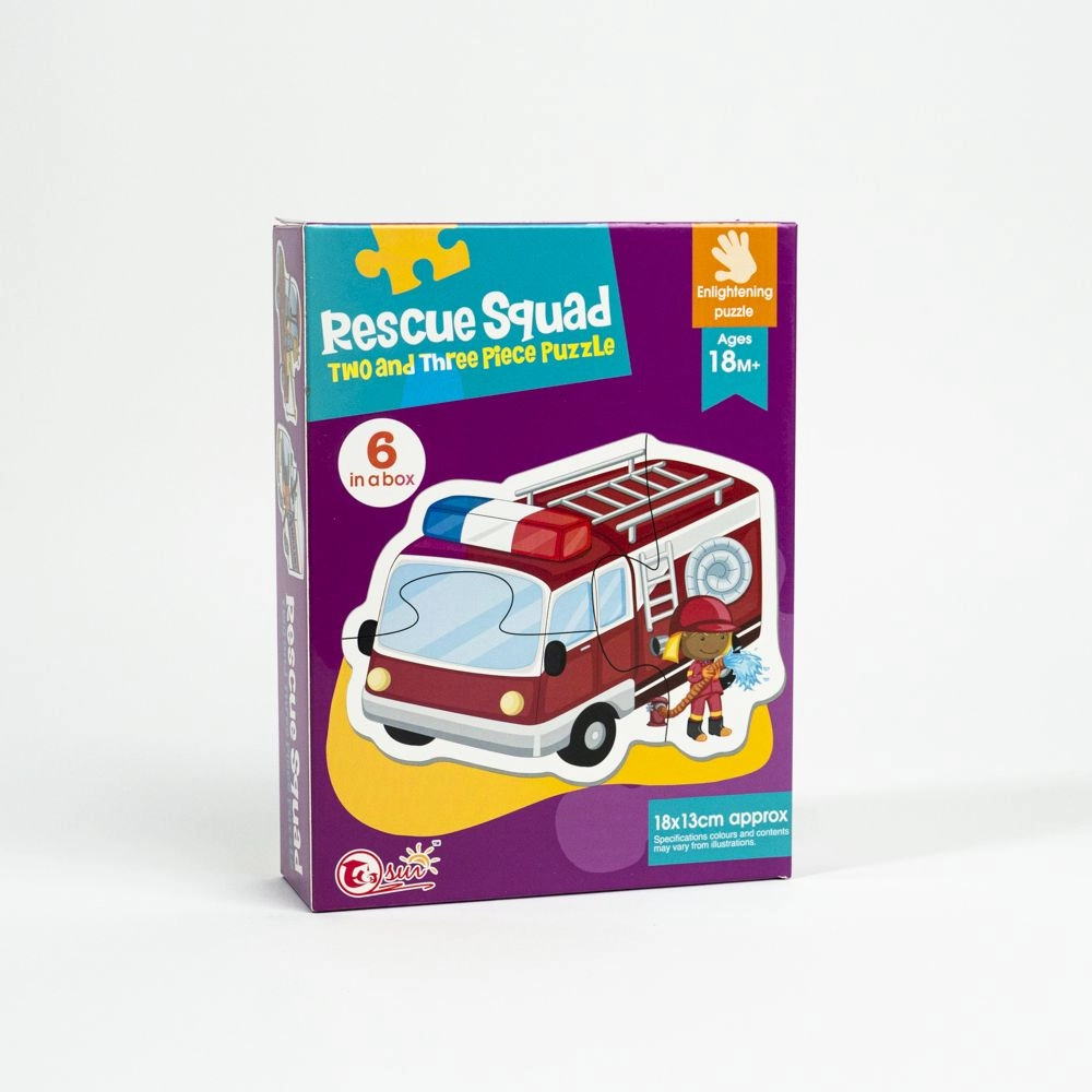 Puzzle Rescue Squad 18*13 cm 6 bucăți (18 luni+) 88060