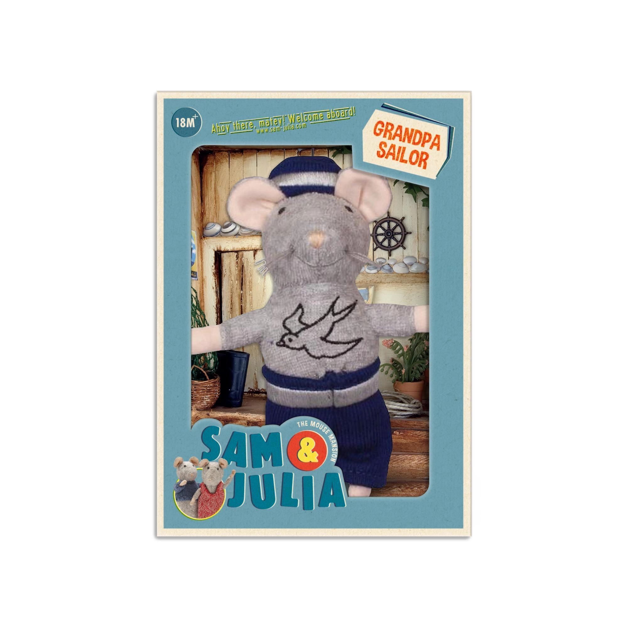 Mini mouse toy Sailor Grandpa 12 cm