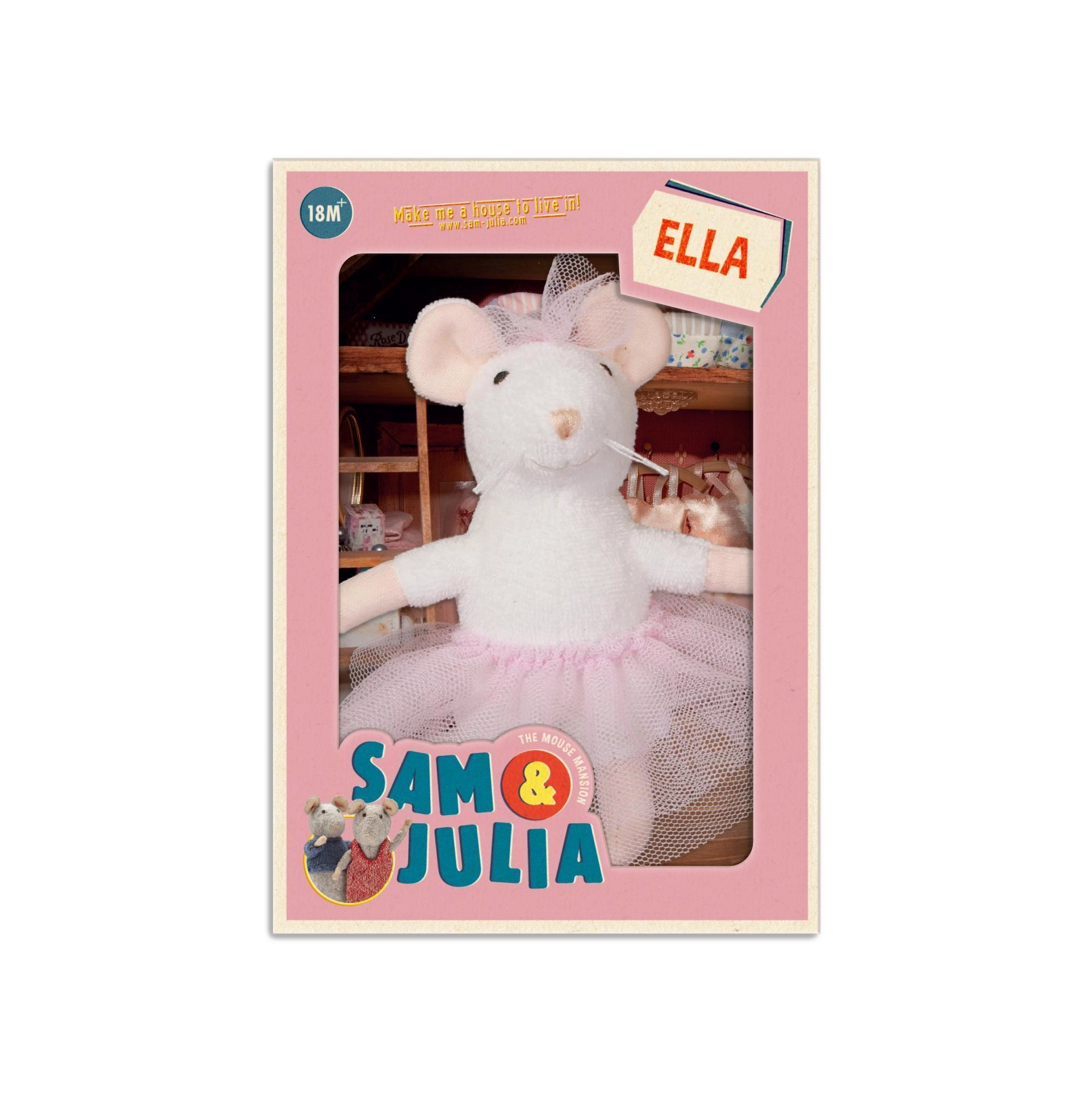 Mini mouse toy ELLA 12 cm