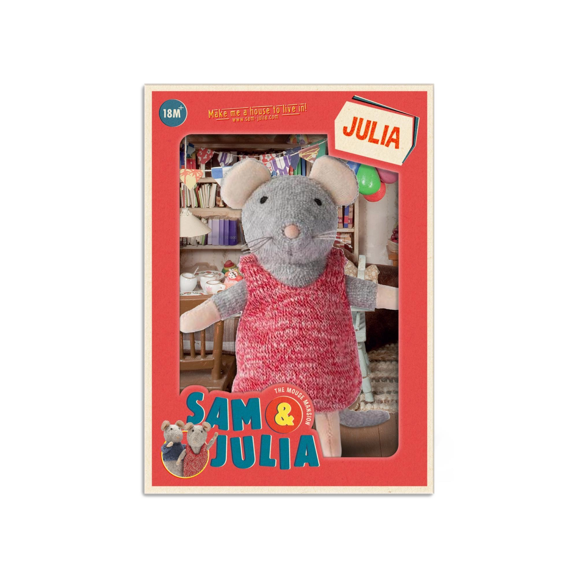 Mini mouse toy JULIA 12 cm