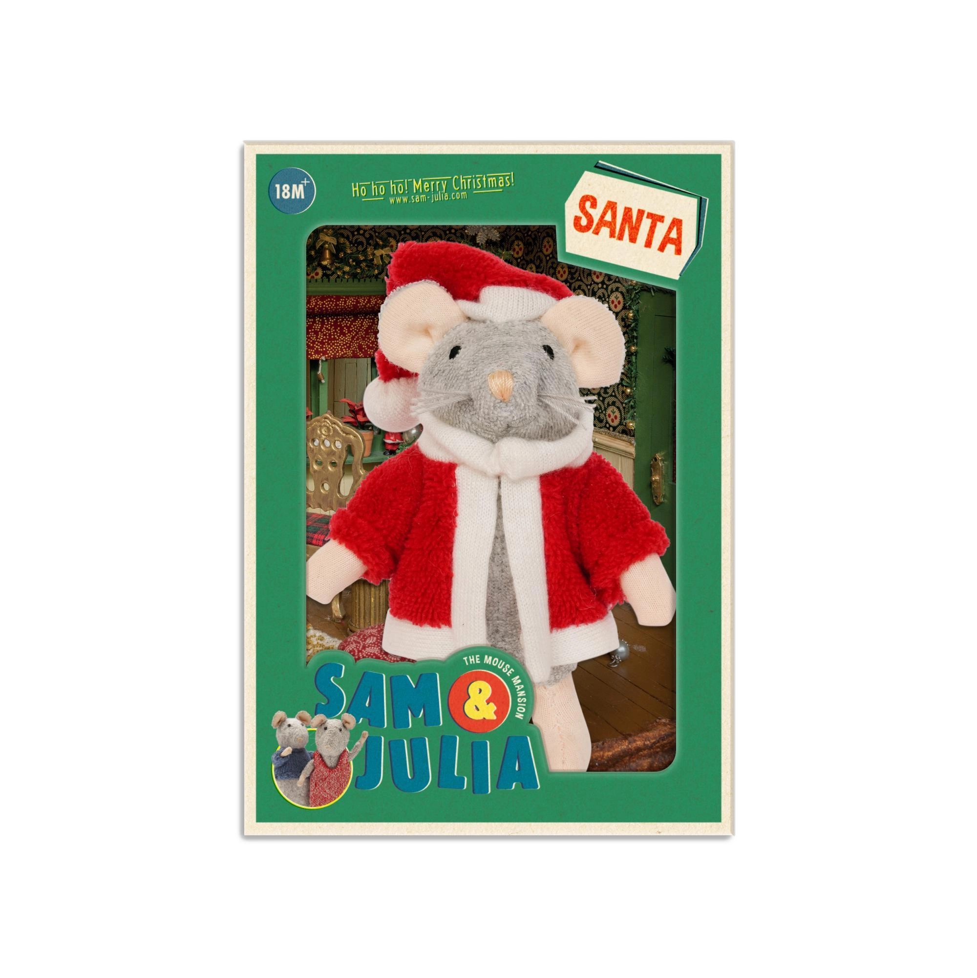Mini mouse toy Santa