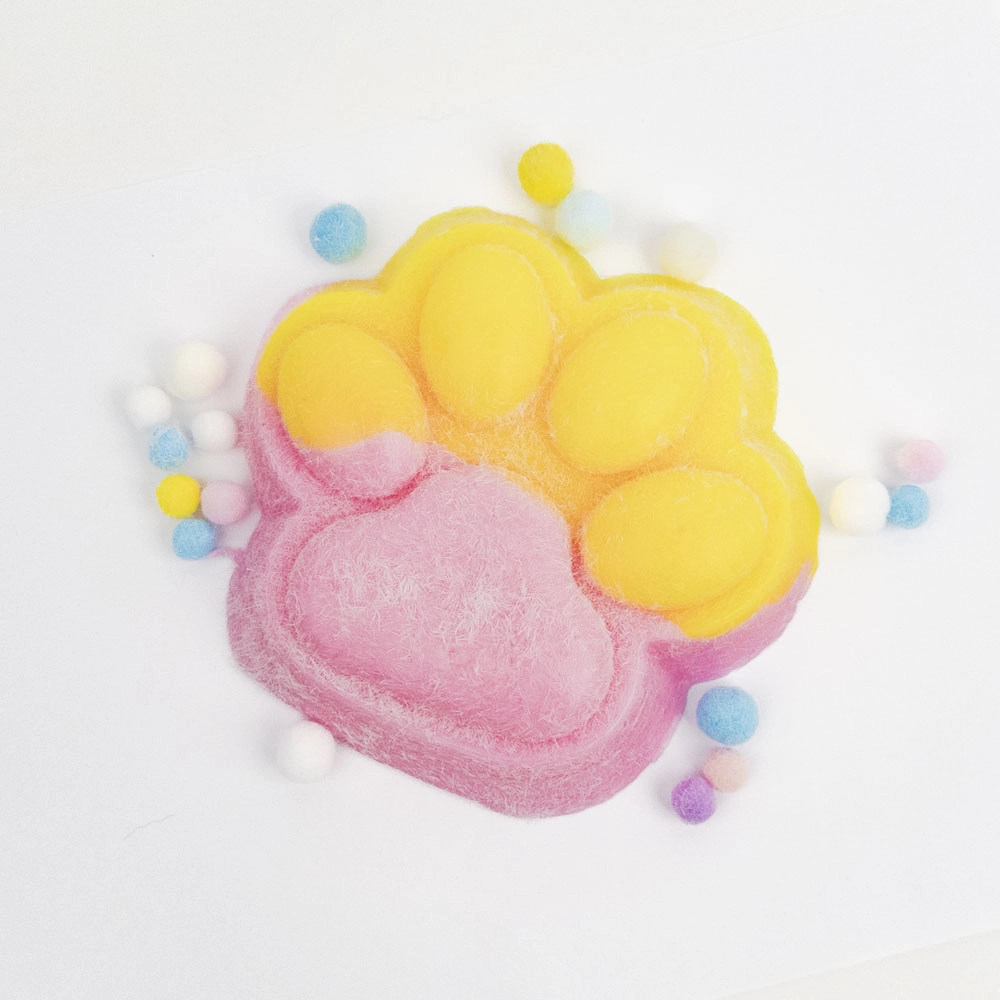 Jucărie antistres squishy Lăbuță cu blană 230g