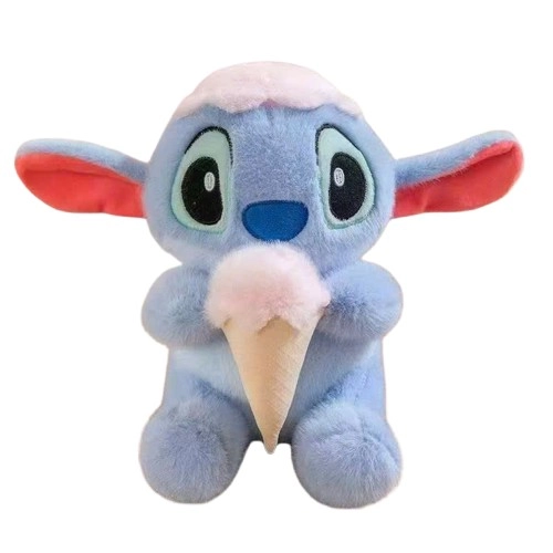Jucărie Moale Stitch cu Înghețată (22 cm)