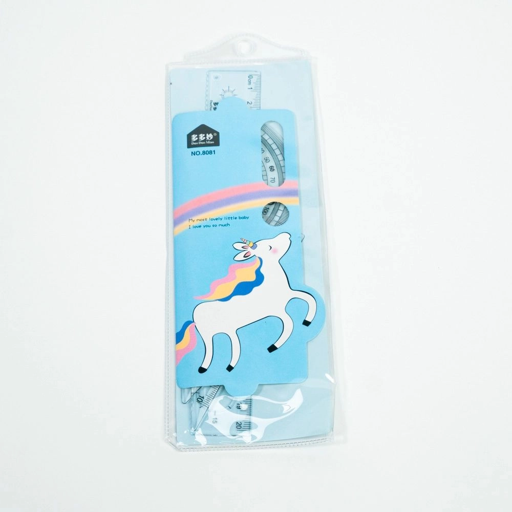 Set rigle 4 bucăți (unicorn)