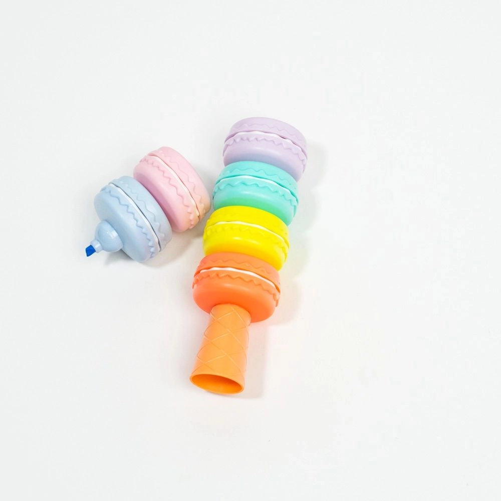 Higliters Ice cream+macarons