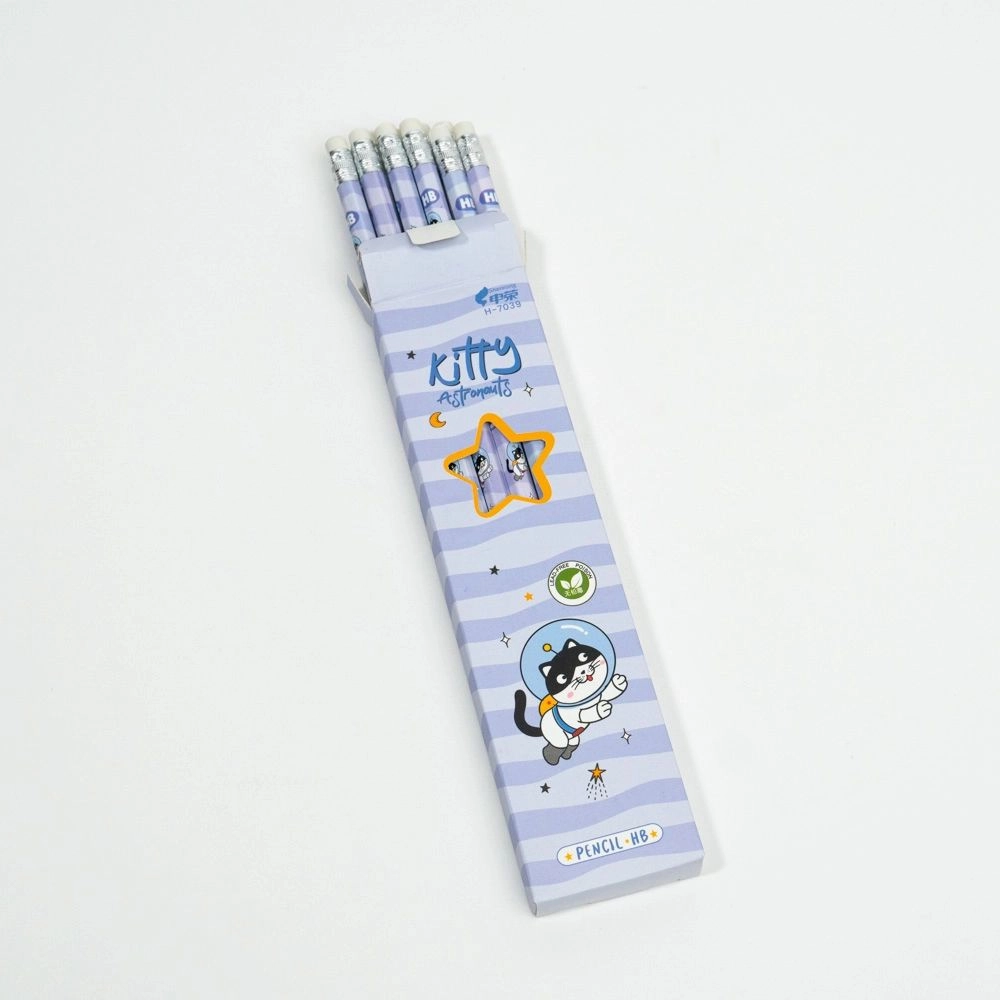Simple unicorn+carrot pencil 12 pieces