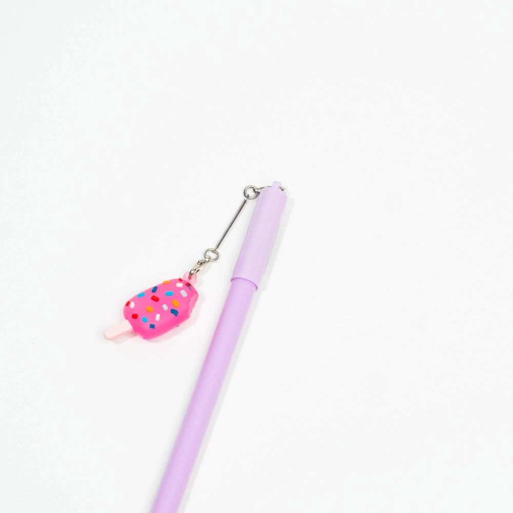 Ice cream keychain pen