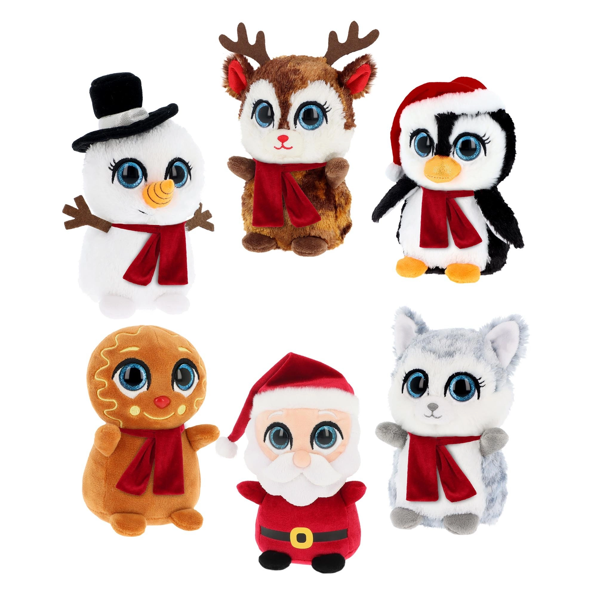 Keel Toys 14cm Motsu Christmas 6 Asstd