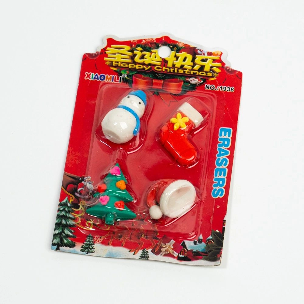 New Year Eraser Set 4 pieces