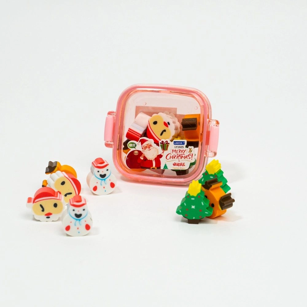 New Year Eraser Set Type 2 in a Container
