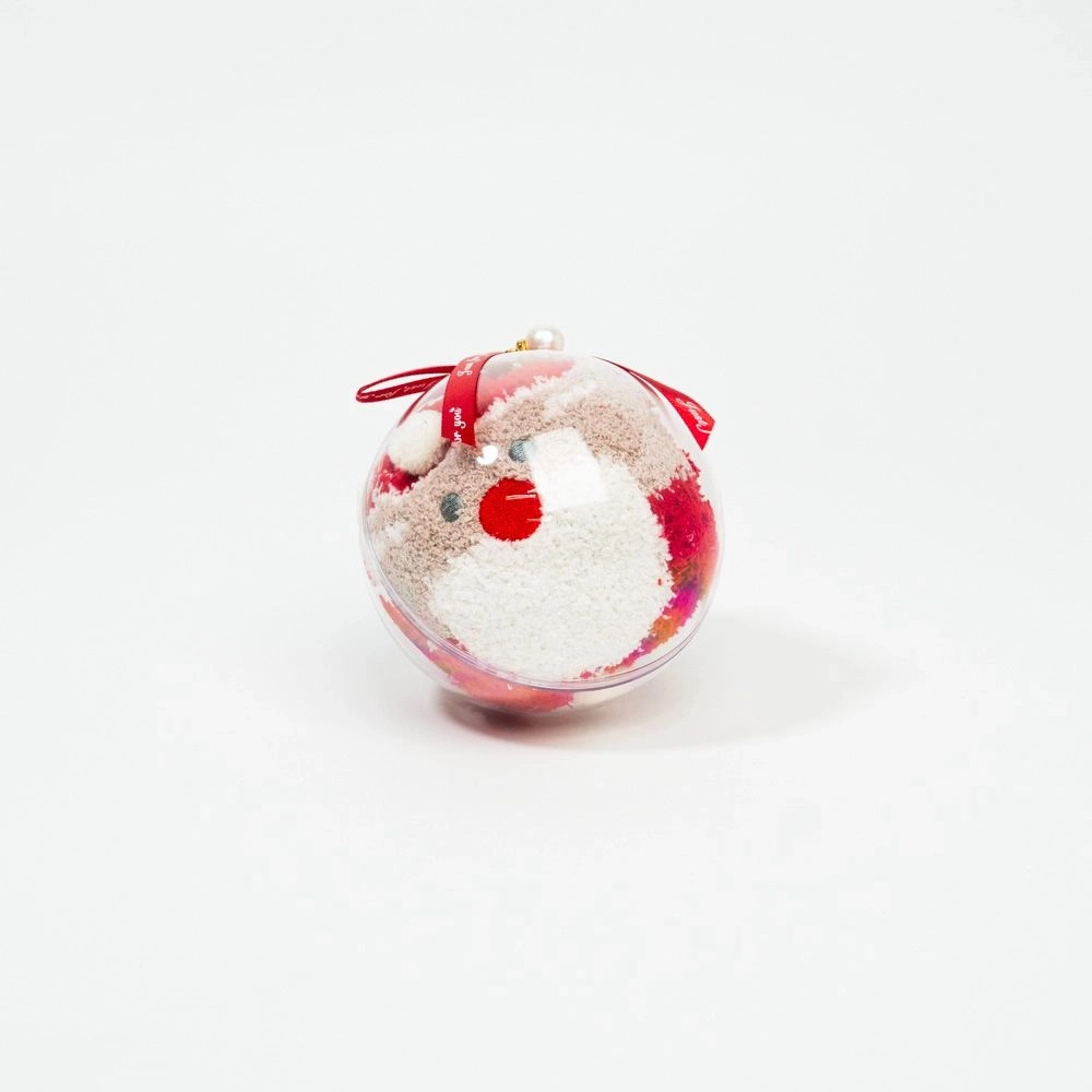 New Year Terry Socks in Ornament Bauble